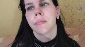 Giant latex woman dominates