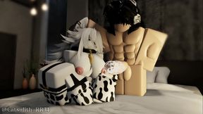 Pounding that ass in a cow costume~ | Sex with a follower (16) | Part 2/2