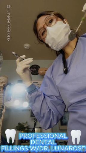 POV PROFESSIONAL DENTAL FILLINGS WITH DENTIST DR. LUNA ROSE 🧤🦷🪥😷