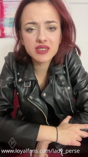 You will jerk off your small pathetic penis on my instructions - JOI POV