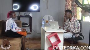 Behind the scenes: fucking jobseeker, anal in my office