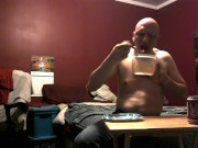 piggy feeding belly stuffing soda chug 10/16/18