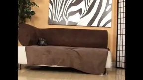 Barely Legal Blond Blows Massive Stallion's Cock