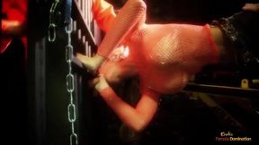 Blonde Security Guards Get Playful with a Prisoner: A Steamy Encounter Behind Bars!