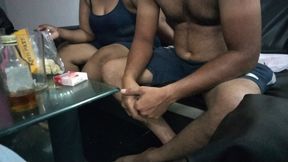 Desi Hot on Living Room