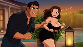 Blind Kiss at Party Ignites Burning Desire and Leads to Steamy Night with My Hot Curvy Roommate (AI generated)