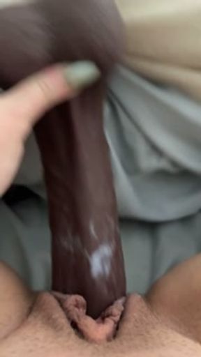 love the feeling of bbc stretching out my tight little pussy