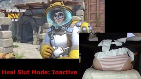 Femboy trapgoblin deepthroat on Overwatch till he's a healslut twink mess