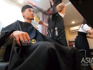 ModelMedia Asia-Barber Shop Ballsy Sex-Ai Qiu-MDWP-0004-Superlatively Good Original Asia Porn Episode