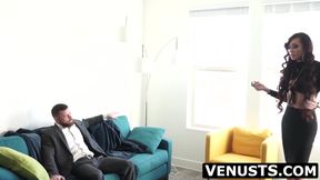 Irresistible ladyboy rough breeds with hunk