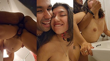 Coming back from partying, we were so horny we didn't make it to the bedroom