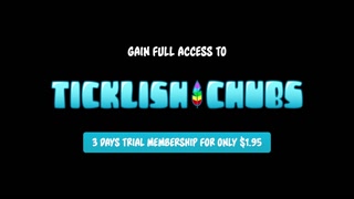 Deviant chubby dom Matt tickles restrained fat bear Cub Feet