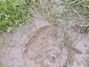 Slow Motion Cigarette Crush in Mud. Destroyed under my size 11 dirty boot 👣👣