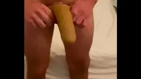 Fucking Himself Wide Open: Huge Dildo Ride Ends in Epic Gay Climax – 18+