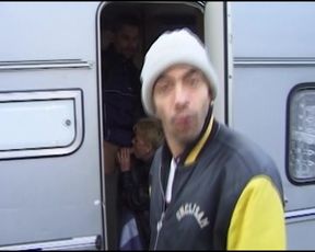 Nasty blonde German bitch fucked hard before a cumshot