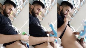fucking my soft dragonair pokemon plushie until i cum