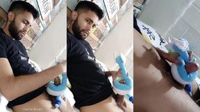 fucking my soft dragonair pokemon plushie until i cum