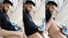 fucking my soft dragonair pokemon plushie until i cum
