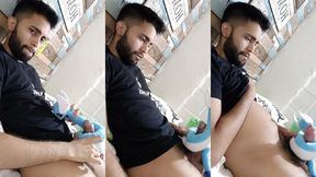 fucking my soft dragonair pokemon plushie until i cum