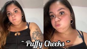 Puffy cheeks and cough