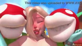 Horny Piranha Plants Suck Off Princess Rosalina Futa