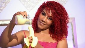Savoring Every Inch: a Creamy Banana Delight