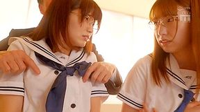 [miaa-790] Teacher Will You Protect Us From Bullies? Two students 18+ With Glasses Ask For Help, So She Gives Them A Deal To Protect Them From Bullies Scene 2 - Teaser Video