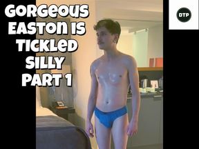 Gorgeous Easton Tickled All Over Part One