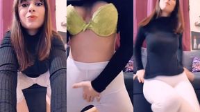 ca te plait ce qui se cache sous ma tenue ?pas de culotte ahah