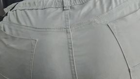 My farts fall all over his cock, tight jeans, and sexy big ass, letting out the best farts
