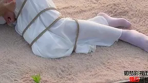 Seductive Witch in Hot Chinese Costume Gets Bondaged