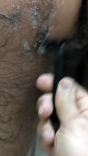 Shave My Boy Ass in Shower Before Had Sex