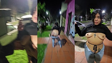 mi novia se desnuda en publico