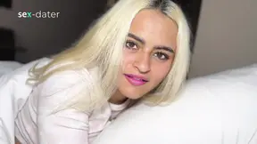 My sister’s best friend and I shared a bed and things got intense (creampie)