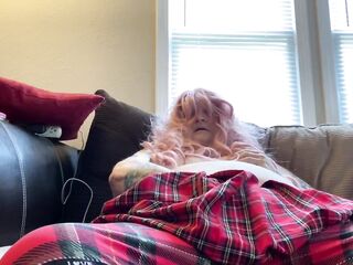 Trans hotty Krissy undresses masturbates in her 1st clip PART 1