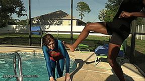 Supergrrl Made To Struggle In The Water By Evil Villainess (SD 720p WMV)