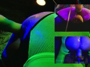 Glow In The Dark Mulitple Squirting Orgasms