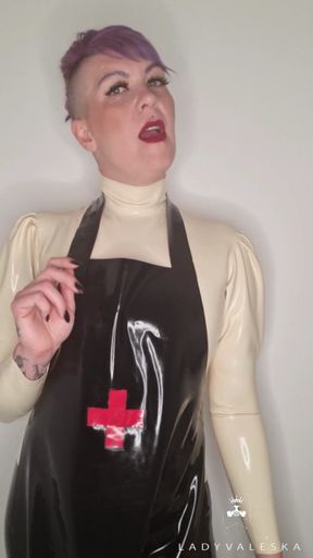 Fed Cum By Your Latex Nurse