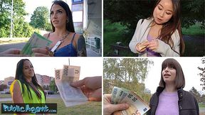 Public Agent featuring Erik Everhard and Jennifer Mendez's outside porn