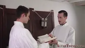 Sacred Sin: Young Acolyte Receives Forbidden Rimming From Devoted Priest – 18+