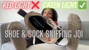 Red /Green Light Shoe & Sock Sniffing JOI Game