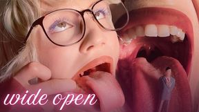 Wide Open Up Close Mouth View