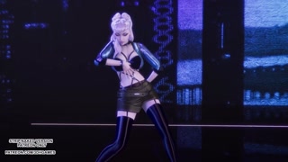 [MMD] CL - Tie A Cherry Evelynn Sexy Kpop Dance League of Legends KDA