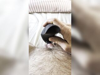 Trying recent toy on T penis. Sucks my jock wonderful!!!