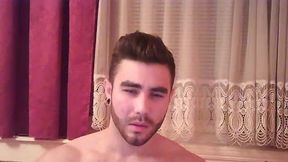 Hot Hungarian Hunk Jerking Hard