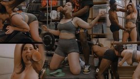 Annoying Gym Bitch Tilly Mcreese dominated & punished