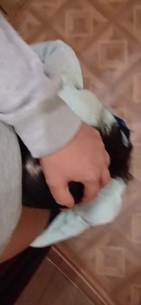 I Cum in Her Mouth in One Minute Because My Stepmother Had Already Started to Open the Front Door