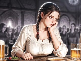 Unattractive Witch Bangs Cutie in the Forest (Medieval Horror Novella)