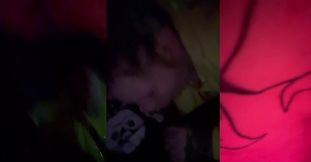 Sucking And Choking On Black Cock