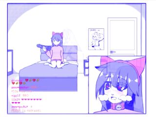 Femboy forgets to turn off stream